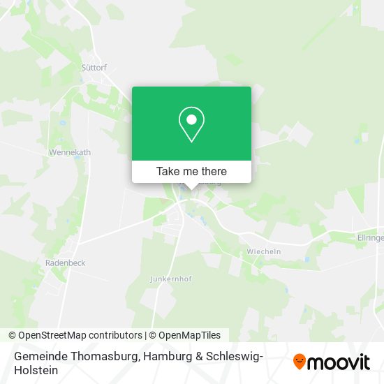 Gemeinde Thomasburg map