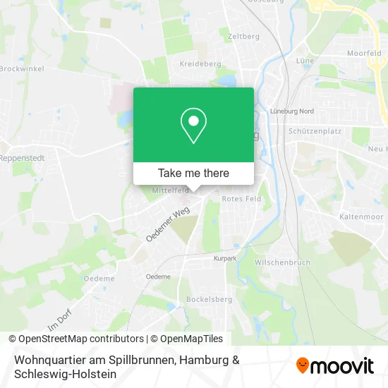 Карта Wohnquartier am Spillbrunnen