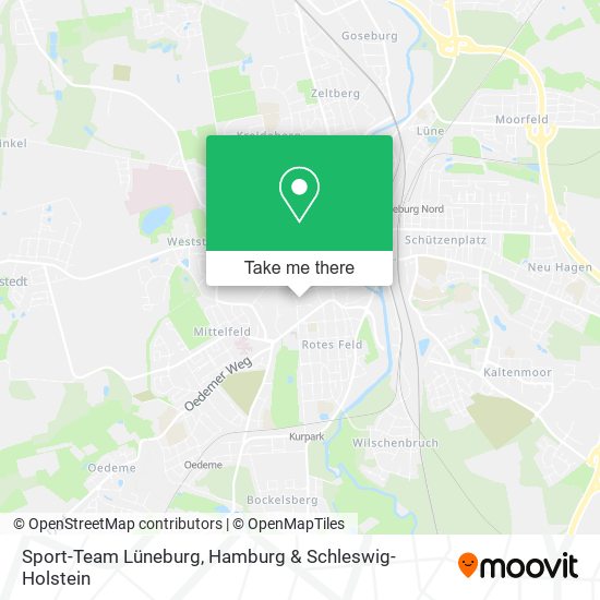 Sport-Team Lüneburg map