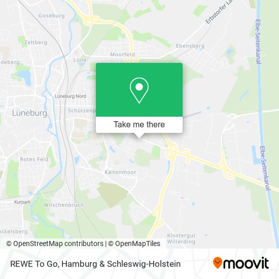 REWE To Go map