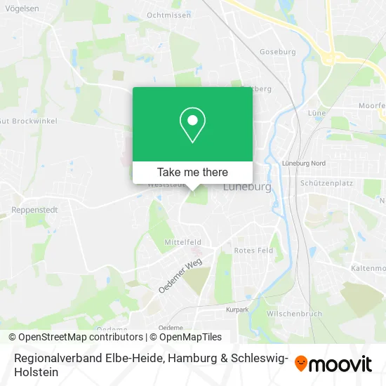 Карта Regionalverband Elbe-Heide