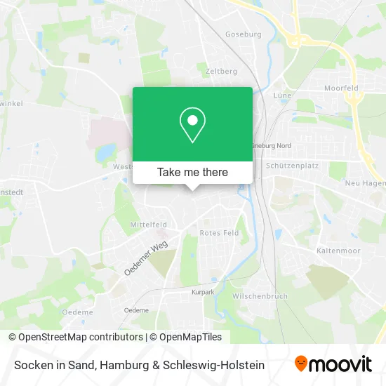 Карта Socken in Sand