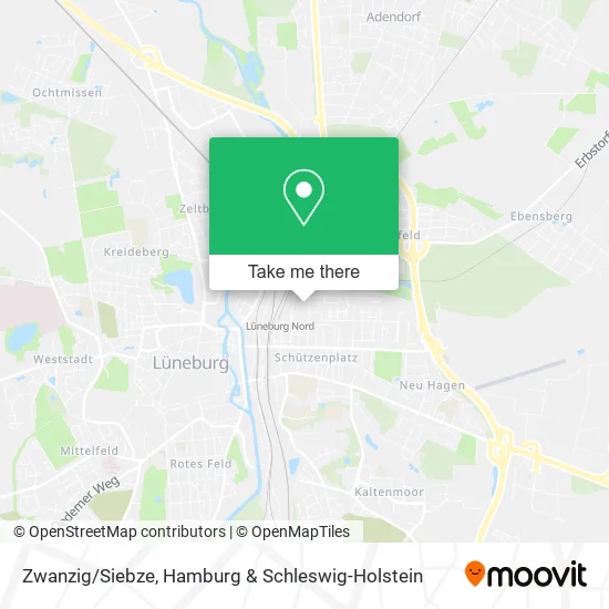 Карта Zwanzig/Siebze