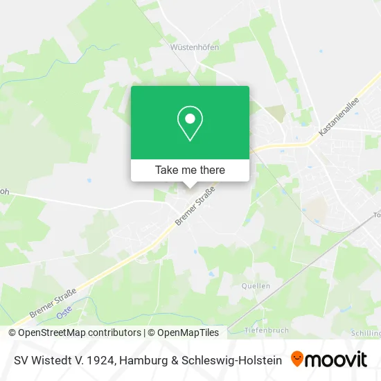 Карта SV Wistedt V. 1924