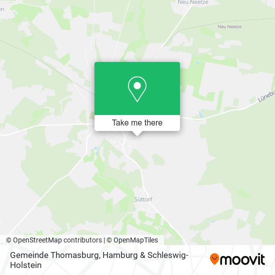 Gemeinde Thomasburg map