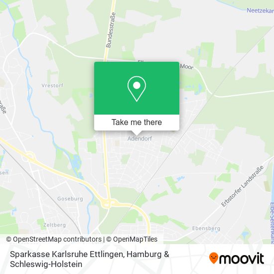 Sparkasse Karlsruhe Ettlingen map