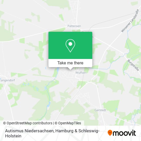 Карта Autismus Niedersachsen