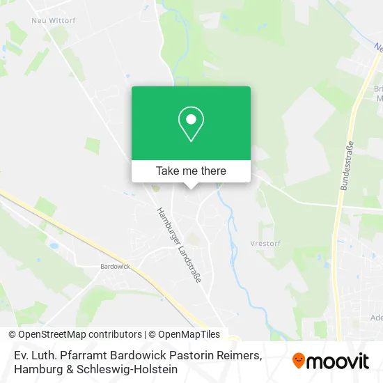 Карта Ev. Luth. Pfarramt Bardowick Pastorin Reimers