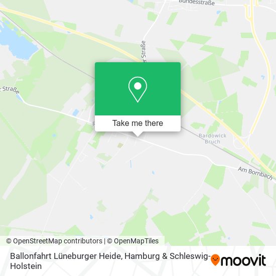 Ballonfahrt Lüneburger Heide map