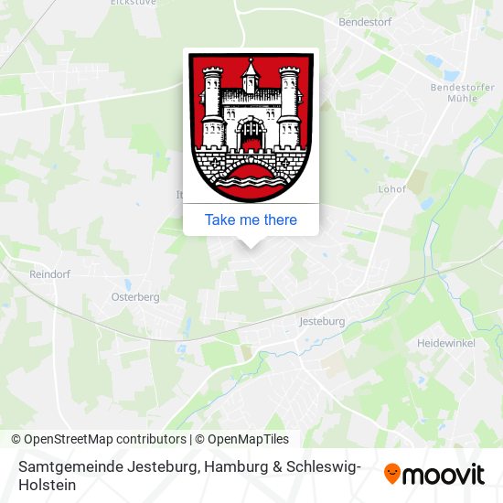 Карта Samtgemeinde Jesteburg