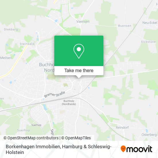 Карта Borkenhagen Immobilien