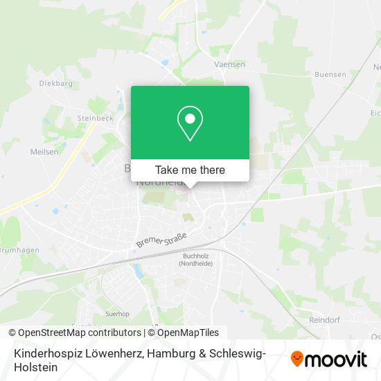 Kinderhospiz Löwenherz map