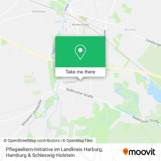 Карта Pflegeeltern-Initiative im Landkreis Harburg
