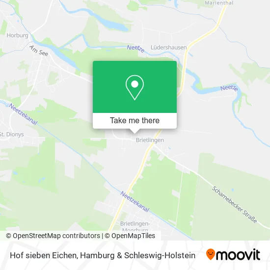 Карта Hof sieben Eichen