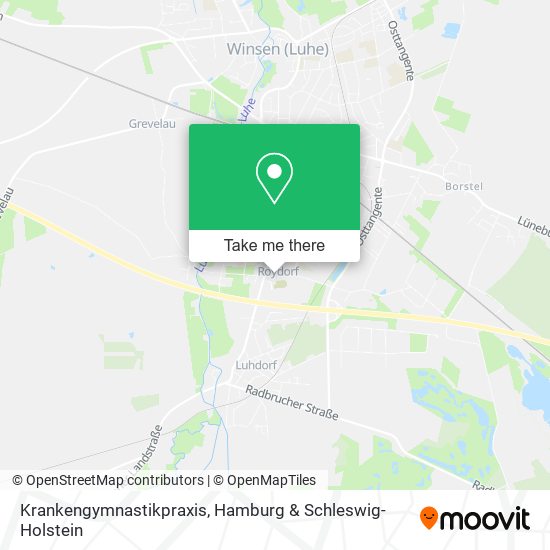 Krankengymnastikpraxis map