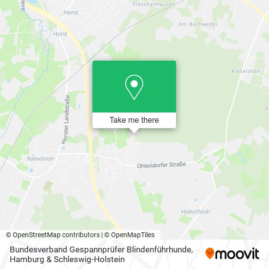 Bundesverband Gespannprüfer Blindenführhunde map