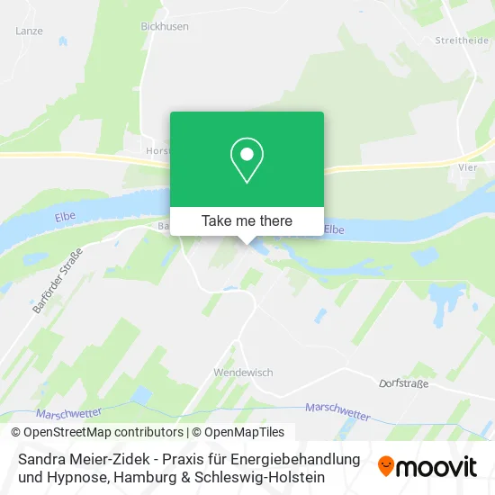 Карта Sandra Meier-Zidek - Praxis für Energiebehandlung und Hypnose
