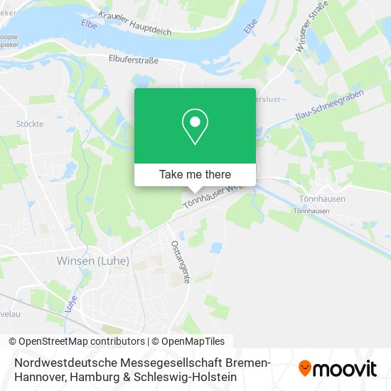 Карта Nordwestdeutsche Messegesellschaft Bremen-Hannover