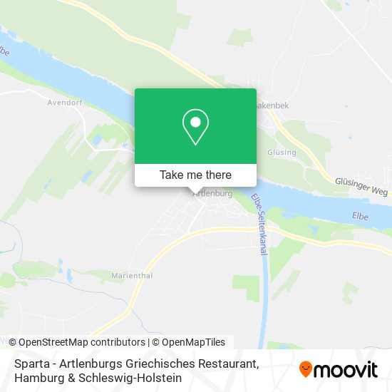 Sparta - Artlenburgs Griechisches Restaurant map