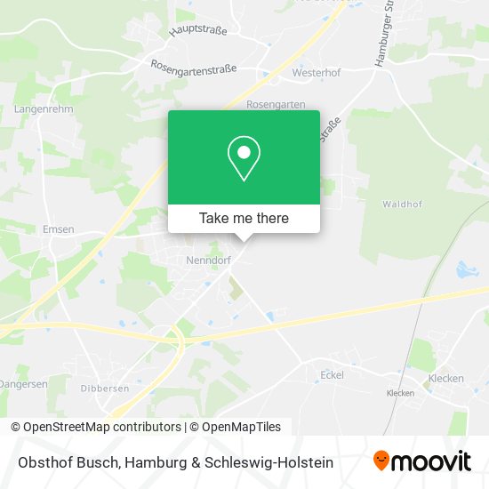 Obsthof Busch map