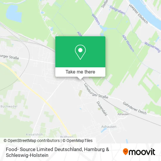 Карта Food- Source Limited Deutschland
