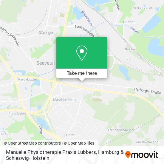 Manuelle Physiotherapie Praxis Lubbers map