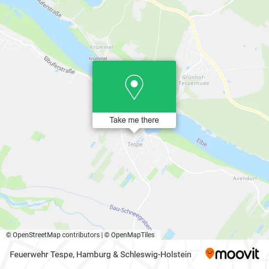 Карта Feuerwehr Tespe