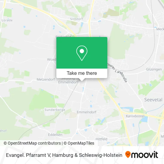 Карта Evangel. Pfarramt V