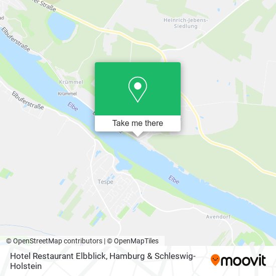 Hotel Restaurant Elbblick map