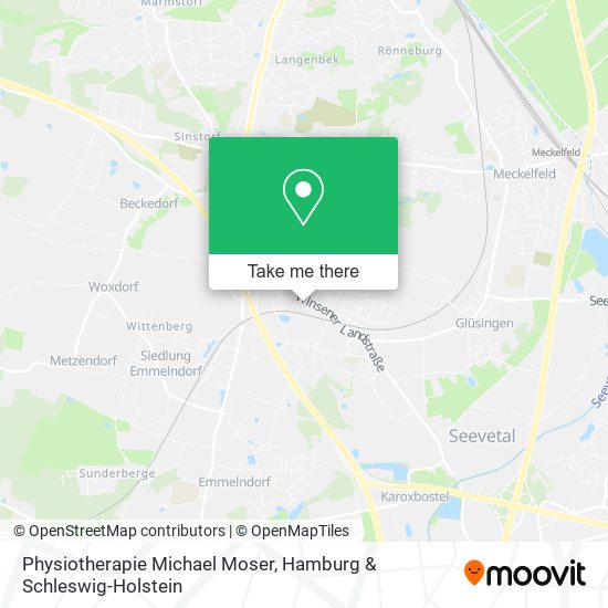 Physiotherapie Michael Moser map