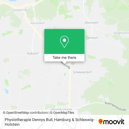 Physiotherapie Dennys Bull map