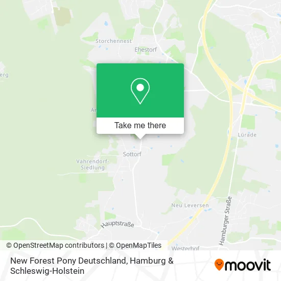 New Forest Pony Deutschland map
