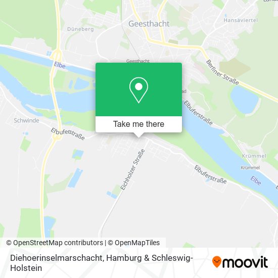 Diehoerinselmarschacht map