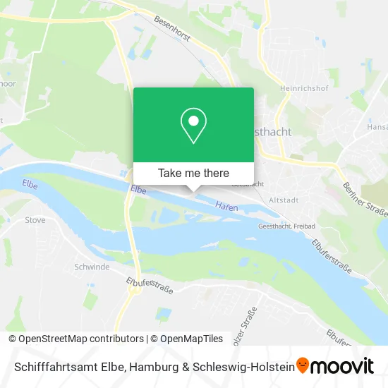 Карта Schifffahrtsamt Elbe