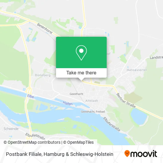 Карта Postbank Filiale