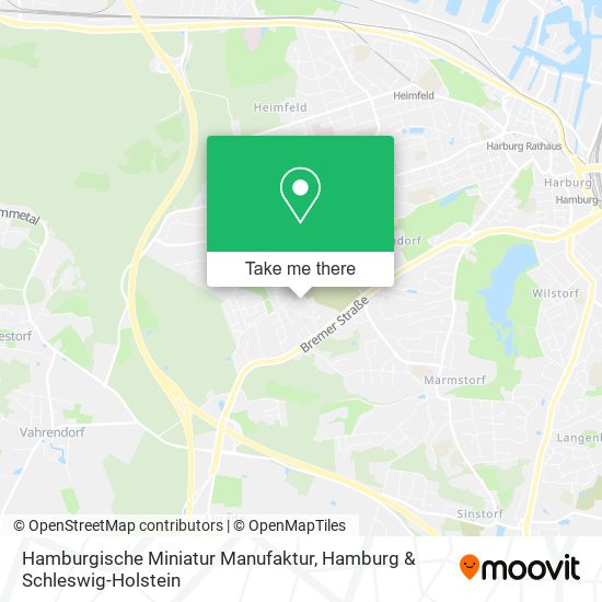 Hamburgische Miniatur Manufaktur map