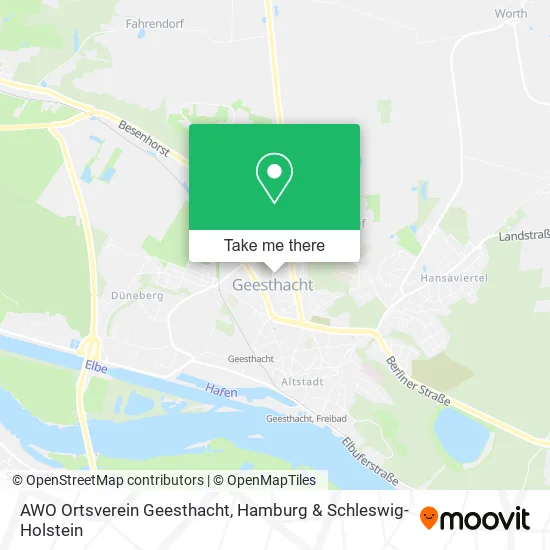 Карта AWO Ortsverein Geesthacht