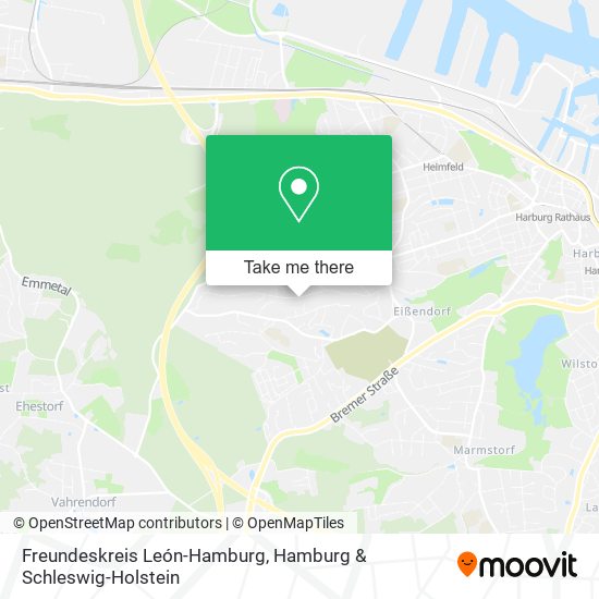 Freundeskreis León-Hamburg map