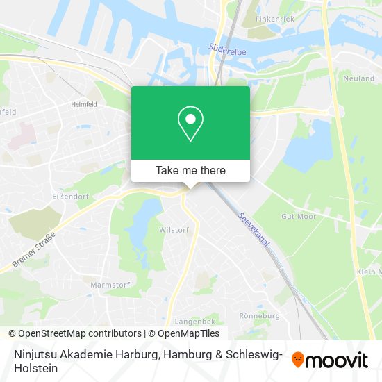 Ninjutsu Akademie Harburg map