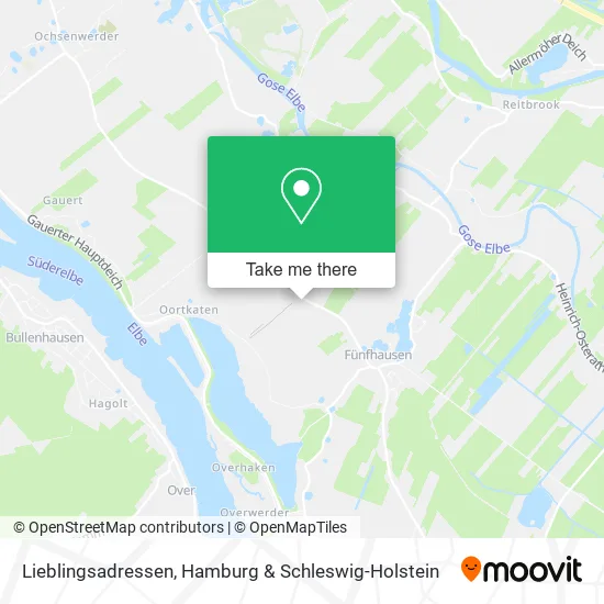 Карта Lieblingsadressen