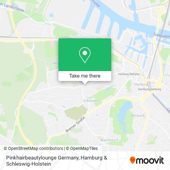 Pinkhairbeautylounge Germany map