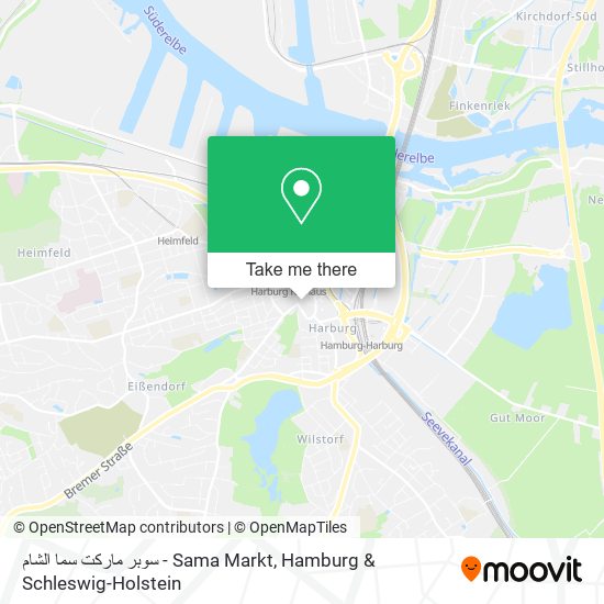 سوبر ماركت سما الشام - Sama Markt map