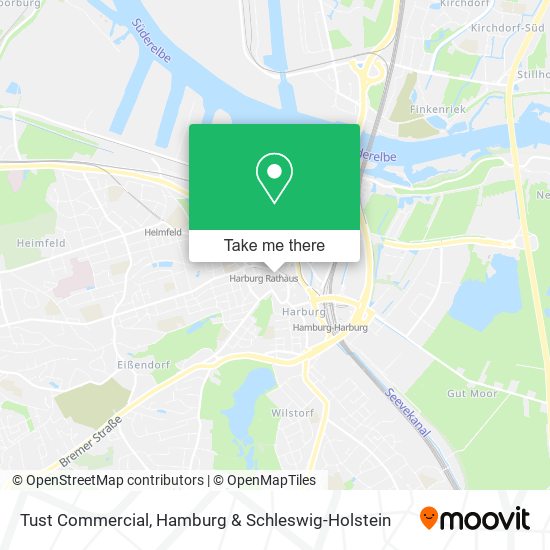 Tust Commercial map