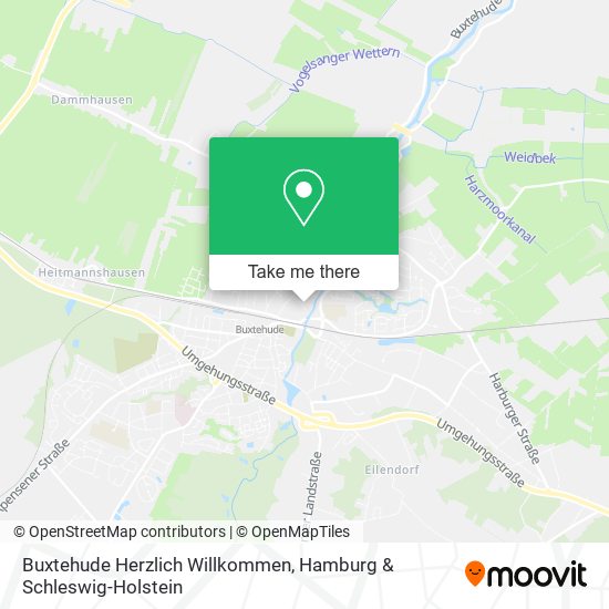 Buxtehude Herzlich Willkommen map