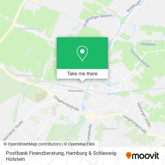 Postbank Finanzberatung map