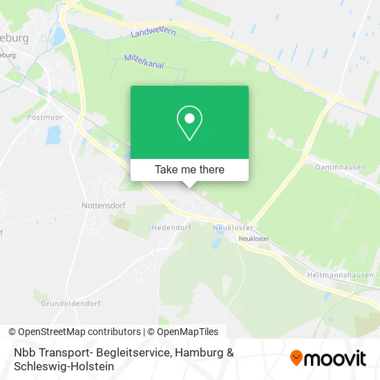 Карта Nbb Transport- Begleitservice