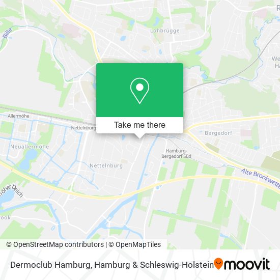 Dermoclub Hamburg map