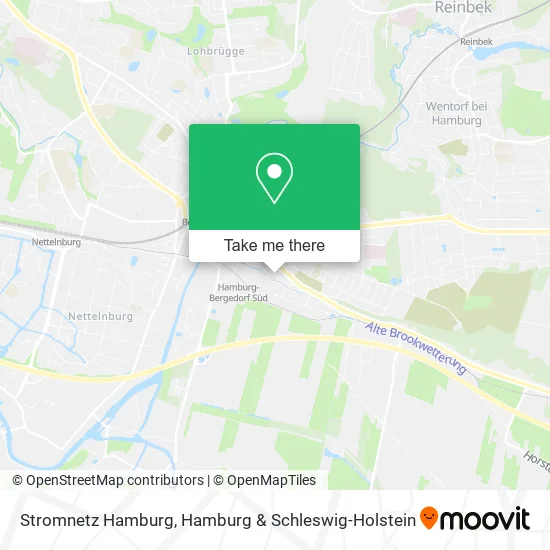 Карта Stromnetz Hamburg