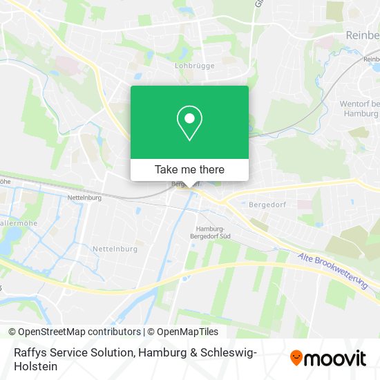 Raffys Service Solution map