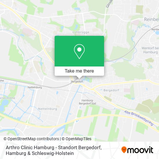 Arthro Clinic Hamburg - Standort Bergedorf map